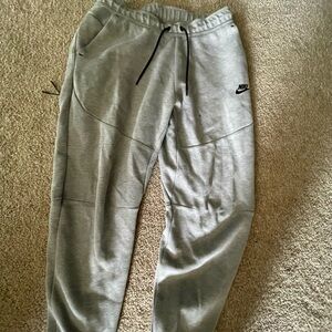 Nike Gray Sweatpants with Black Accents